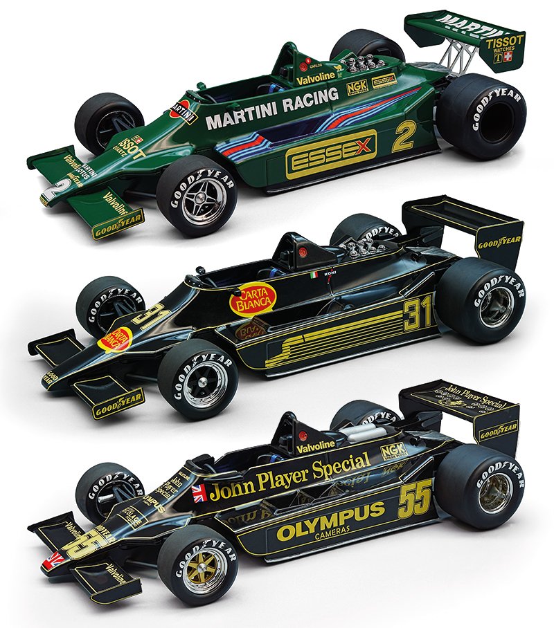 Tecnomodel 1979 Lotus 79 Reutemann Italy Jarier Canada Rqbaque Brazil